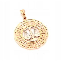 Złota zawieszka Znak zodiaku Waga PR.585 W:4,60gr InterSKLEP