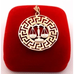 Złota zawieszka Znak zodiaku Waga PR.585 W:4,60gr InterSKLEP