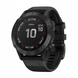 Zegarek sportowy Garmin Fenix 6X Pro czarny Nowy Okazja
