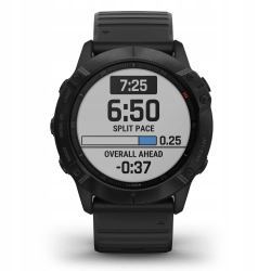 Zegarek sportowy Garmin Fenix 6X Pro czarny Nowy Okazja