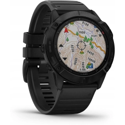 Zegarek sportowy Garmin Fenix 6X Pro czarny Nowy Okazja