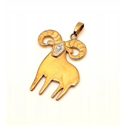 Złota zawieszka znak zodiaku Baran PR.333 W:1,99gr InterSKLEP