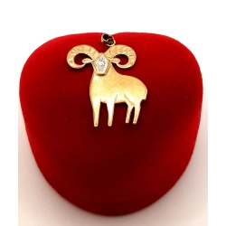 Złota zawieszka znak zodiaku Baran PR.333 W:1,99gr InterSKLEP