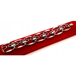 Srebrna bransoletka ORNO PR.925 W:35,85gr Dł.20cm InterSKLEP