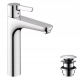 Bateria umywalkowa stojąca Hansgrohe srebrny