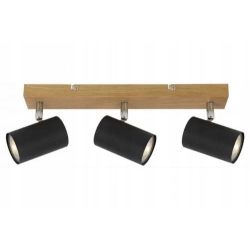 Reflektor sufitowy prostokątny Reality beżowy, brązowy, czarny