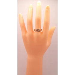 Złoty pierścionek z Cyrkoniami PR.585 W:2,09gr R.21 InterSKLEP