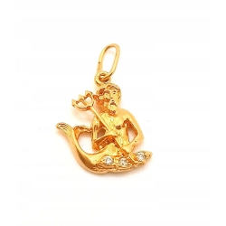 Złota zawieszka znak zodiaku Wodnik Pr.585 W:1,43gr NOWY
