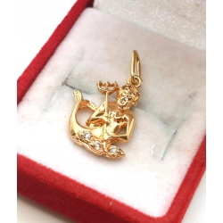 Złota zawieszka znak zodiaku Wodnik Pr.585 W:1,43gr NOWY