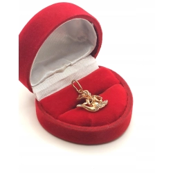 Złota zawieszka znak zodiaku Wodnik Pr.585 W:1,43gr NOWY