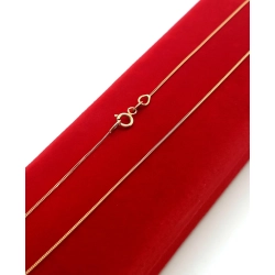 Złoty łańcuszek krótki pancerka Pr.585 W:0,76gr Dł:43cm