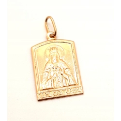 Złota zawieszka Medalik PR.583 W:0,92gr InterSKLEP
