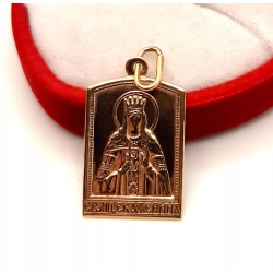 Złota zawieszka Medalik PR.583 W:0,92gr InterSKLEP