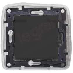 Gniazdo Elektryczne ścienne Legrand czarny