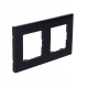 NILOE STEP Ramka podwójna czarna LEGRAND