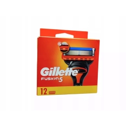 GILLETTE FUSION 5 OSTRZA 12 SZTUK GERMAN PEWNIAK ORYGINAŁ InterSKLEP