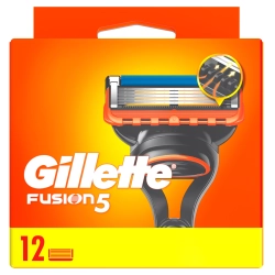 GILLETTE FUSION 5 OSTRZA 12 SZTUK GERMAN PEWNIAK ORYGINAŁ InterSKLEP