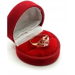 Złoty pierścionek z Morganitem Pr.583 W:2,93gr Roz.16 InterSKLEP