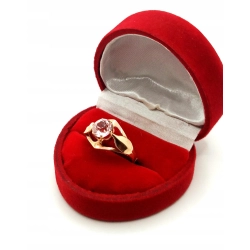 Złoty pierścionek z Morganitem Pr.583 W:2,93gr Roz.16 InterSKLEP