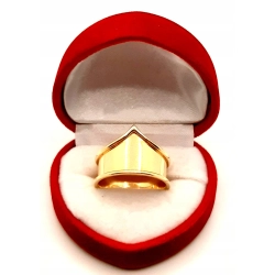 Złoty pierścionek Korona PR.585 W:4,36gr R.20 InterSKLEP