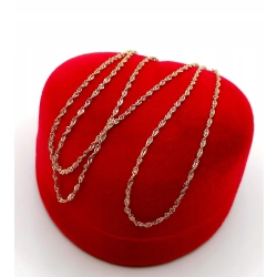 Złoty łańcuszek kręcony W. KRUK Pr.585 W:0,67gr Dł:41cm