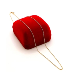 Złoty łańcuszek kręcony W. KRUK Pr.585 W:0,67gr Dł:41cm