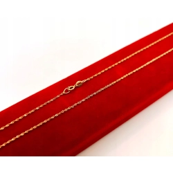 Złoty łańcuszek kręcony W. KRUK Pr.585 W:0,67gr Dł:41cm