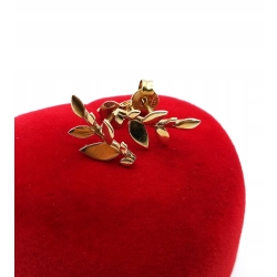 Złote kolczyki Gałązki sztyft PR.333 W:1,25gr InterSKLEP