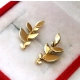 Złote kolczyki Gałązki sztyft PR.333 W:1,25gr InterSKLEP