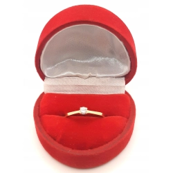 Złoty pierścionek z Cyrkonią PR.585 W:1,44gr R.12 InterSKLEP