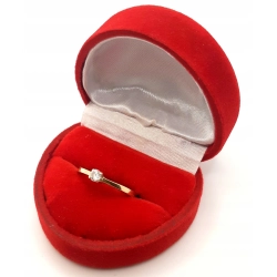 Złoty pierścionek z Cyrkonią PR.585 W:1,44gr R.12 InterSKLEP