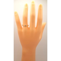 Złoty pierścionek z Cyrkonią PR.585 W:1,44gr R.12 InterSKLEP