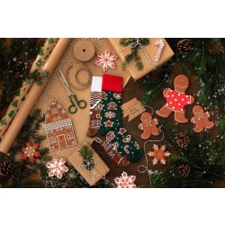 Długie skarpety SKARPETKI z wzorami Many Mornings THE GINGERBREAD MAN 39-42