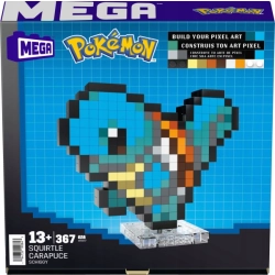 MEGA CONSTRUX KLOCKI 367 el POKEMON SQUIRTLE PIXEL ART