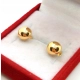 Złote kolczyk półkulki Pr.585 W:1,17gr sztyft InterSKLEP