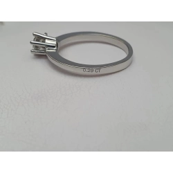 Pierścionek TOUS Les Classiques BIAŁE ZŁOTO z diamentami 0,29CT/2,708g 750