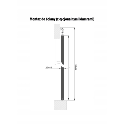 HERKULES HS120cm - System do Drzwi przesuwnych przejściowych 120kg
