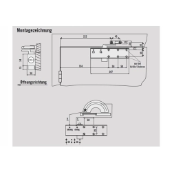 Samozamykacz Eco drzwi do 125 cm maksymalna waga 100 kg
