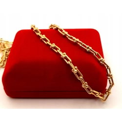 Złoty łańcuszek PR.585 W:20,99gr Dł.66cm InterSKLEP