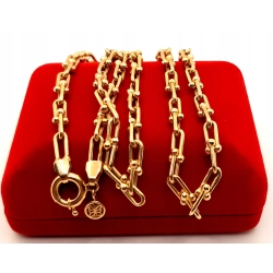 Złoty łańcuszek PR.585 W:20,99gr Dł.66cm InterSKLEP