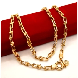 Złoty łańcuszek PR.585 W:20,99gr Dł.66cm InterSKLEP