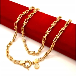 Złoty łańcuszek PR.585 W:20,99gr Dł.66cm InterSKLEP