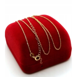 Złoty łańcuszek krótki Pr.333 W:1,04gr Dł:41-45,5cm