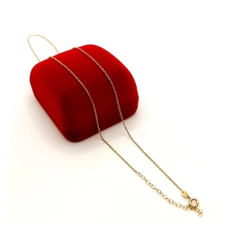 Złoty łańcuszek krótki Pr.333 W:1,04gr Dł:41-45,5cm