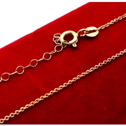 Złoty łańcuszek krótki Pr.333 W:1,04gr Dł:41-45,5cm