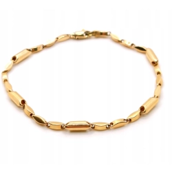 Złota bransoletka ogniwkowa Pr.585 W:2,94gr Dł:20cm Nowa