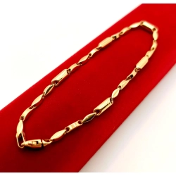 Złota bransoletka ogniwkowa Pr.585 W:2,94gr Dł:20cm Nowa