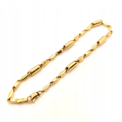 Złota bransoletka ogniwkowa Pr.585 W:2,94gr Dł:20cm Nowa