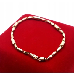 Złota bransoletka ogniwkowa Pr.585 W:2,94gr Dł:20cm Nowa