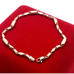 Złota bransoletka ogniwkowa Pr.585 W:2,94gr Dł:20cm Nowa